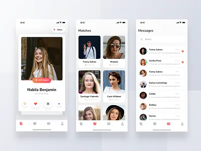 Dating App Exploration app bae date datingapp deal design find partner friend ios life partner maker marriage app match money partner ui