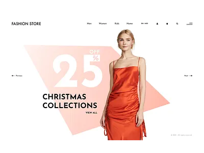 Online fashion store - concept design concept design e commerce design fashion pitch typography ui ux web website