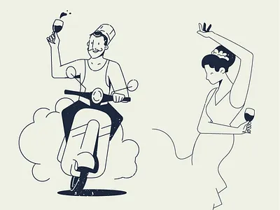 More Stereotypes.. 2d brexit character characters design eu illustration vector