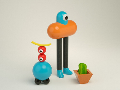 3d characters 3d 3d art c4d character design cinema 4d illustration octane render octanerender
