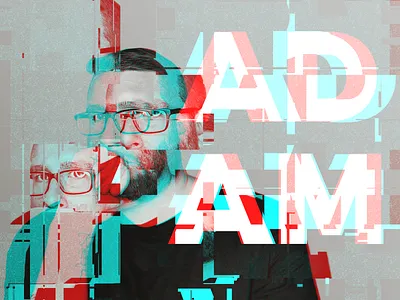 Glitch Self Portrait glitch photoshop photoshop art self branding