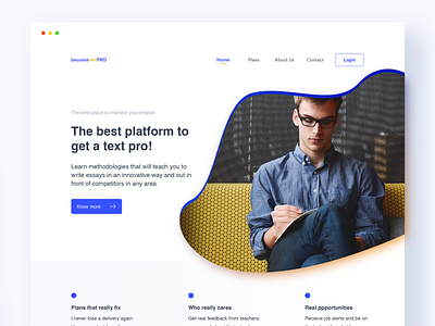 Education Website design flat flat design ui ux website