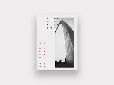 St. Louis City Poster Design brutalism city digital art graphic graphic art graphic design minimal poster poster art st louis wall art