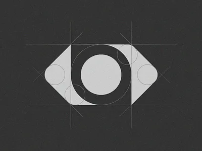 Eye 03 eye eye logo eyes grid grid construction grid design grid logo gridding logo mark minimal mistershot modernism symbol