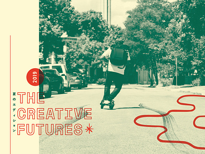 The Creative Futures cover layout magazine risoprint zine