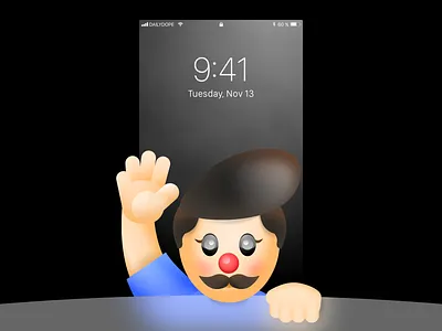 NYRWP | 009 design hello illustration pure style wallpaper