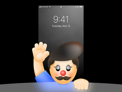 NYRWP | 009 design hello illustration pure style wallpaper