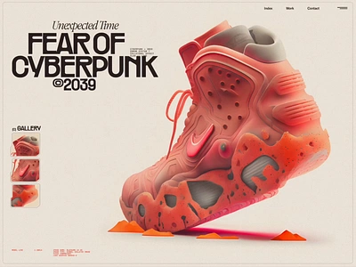 Unexpected Time – Fear of Cyberpunk bold cyberpunk design futuristic gameboy nike tech trend vapor wave web