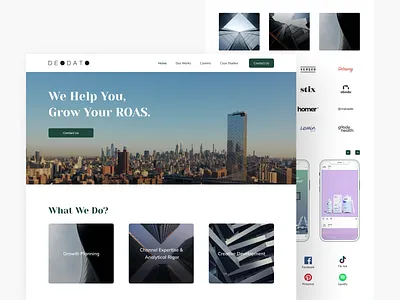 Deodato.co - Landing Page UI/UX Design concept digital figma design home page landing page marketing minimalist product design ui ui ux design uiux user interface web web design web development website website design