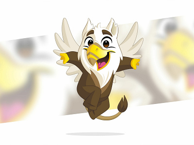 Grix the gryphon animation branding cartoon character character design color design disney griphon illustration kayrex logo marketing mascot rex rex toon vector warner yuroto