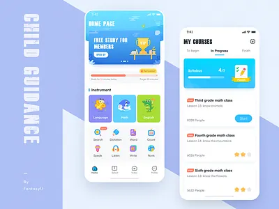 child guidance-1 app design icon ui