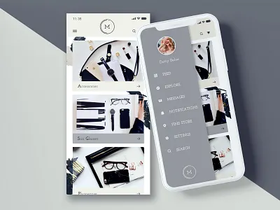 Daily UI- Day07 Setting app concept daily 100 daily 100 challenge daily challange dailyui day07 design ideas inspiration inspiring interface interface design setting settings page ui