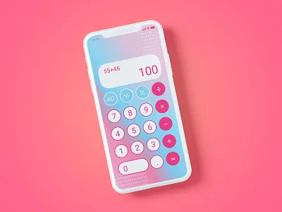 Daily UI- Day04 Calculator app calculator calculator app concept daily 100 daily 100 challenge daily challange dailyui dailyui004 day04 design ideas inspiration inspiring interface interface design ui