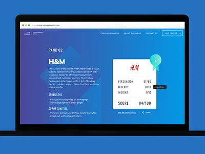 Detail page of a web campaign design e commerce emblem gradient graphic ranking scoreboard scoring web web design