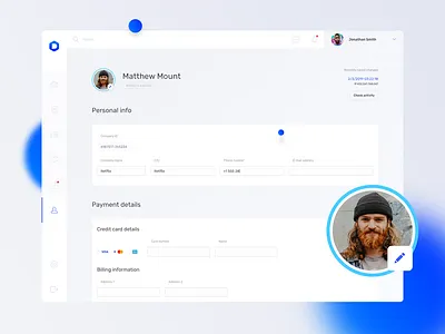 DoubleD Platform clean clean creative crm portal dashboard form ui userprofile ux