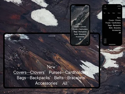 Long River desktop e commerce elegant grid iphonex minimal minimalism pure shop site store ui ux web