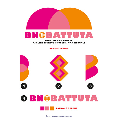 LOGO FOR BN BATUTTA branding design graphic design illustration logo typography vector