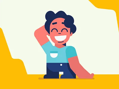 Child Happy character character creation illustration vector