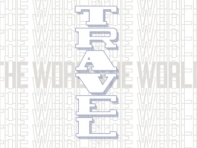 Travel the World: Part 2 100dayproject 100daysofhandlettering adobe design hand lettering illustration lettering travel typography world