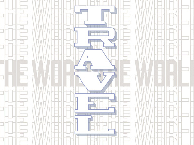 Travel the World: Part 2 100dayproject 100daysofhandlettering adobe design hand lettering illustration lettering travel typography world