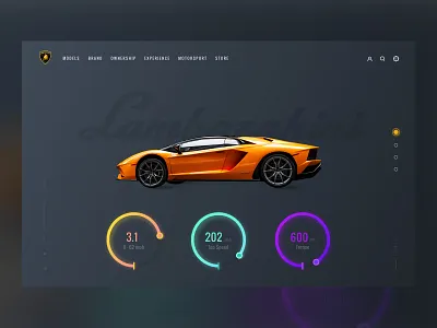 Shot time!! black car car booking dark ecommerce grid lamborghini landing page layout store supercar typography ui ui concept ux designer web design webdesign website