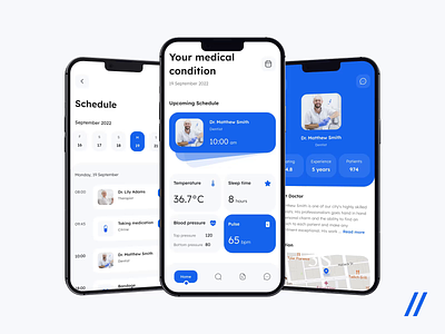 Health Mobile IOS App android animation app design app interaction appointment dashboard design health healthcare interaction interface ios map medical mobile mobile app mobile ui schedules ui ux