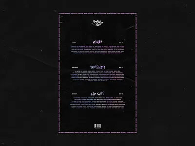 ROLLING LOUD abstract festival poster graphic design hand lettering iridescent lettering migos music music poster poster poster design posters print print design show poster swiss travis scott type typographic typography