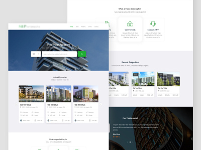 Property Landing Page building buy design find home landing landing page design location property real estate rent sell sketch website