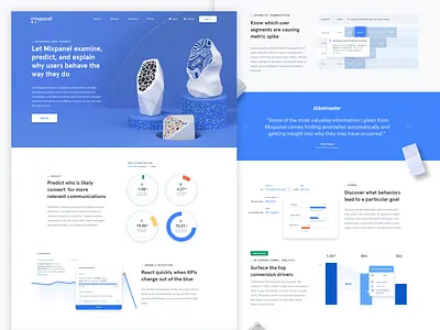 Mixpanel Data Science analytics data features page science tech