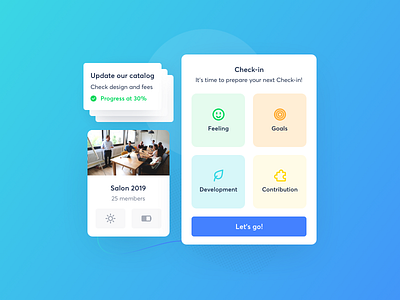 Engagement tools by Zest app application design engagement humanresources mood poll saas ui work zest zestdesign
