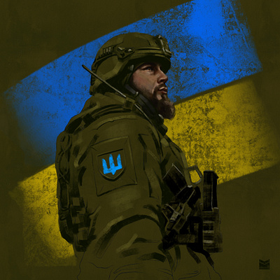 Glory to heroes! 💙💛 art artist create draw illustration paint procreate ukraine victory war