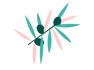 Olives doodle illustration illustrator olive branch olives sketch