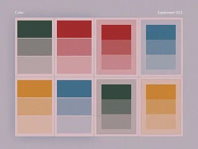 Graphic Design - Experiment 003 color concept design flat illustration posters vector