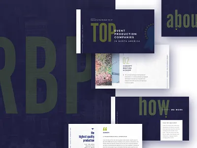 Pitch Deck Template for Ray Bloch Productions adobe indesign branding deck design design graphic design layout design pitch deck pitchdeck presentation presentation design slide deck slide design