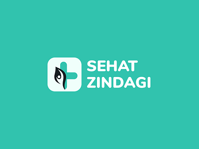 Sehat Zindagi Logo branding design graphic design hospital logo illustration logo logo guidelines markalytics medical logo nabeelahmed online consultation sehat zindagi vector