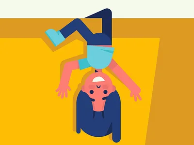 Oooops child design girl identity illustration