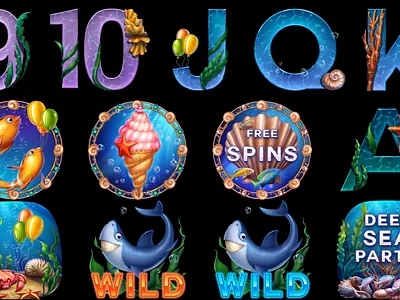 2d animation of the Set of slot symbols 2d animation 2d art animated symbols animation animation 2d casino symbols gambling art gambling design game art game design illustration motion design motion graphics ocean symbols sea symbols slot animation slot design slot game symbols slot machine symbols symbols animation