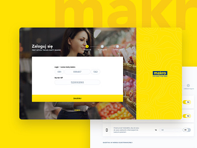 Makro app clean landing makro page subtl ui ux web website