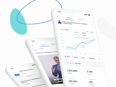 Mobile Analytics Platform analytics app clean ios iphone mobile simple ui