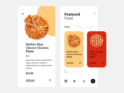 Pizza Delivery App app application bistro blog booking cafe cookbook food food delivery menu online ordering pizza pizza menu recipe responsive restaurant