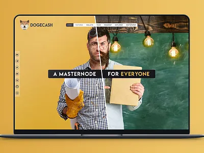 DogeCash™ Cryptocurrency Website $dogec blockchain crypto cryptocurrency dogecash frontend pos proof of stake ui ui ux design ux wallet web