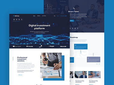 Landing page app crypto crypto currency investments mobile app one page site platform start up ui ux design web website