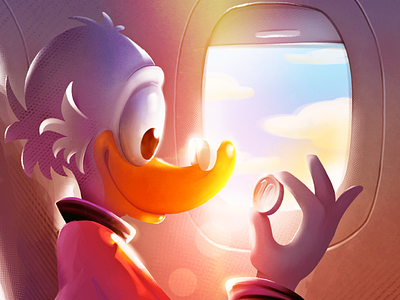 Scrooge McDuck disney drawthisinyourstyle forfun illustration procreate scroogemcduck yourstylegabriel