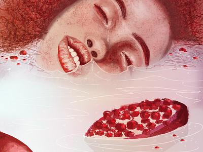 Pomme digital illustration illustration