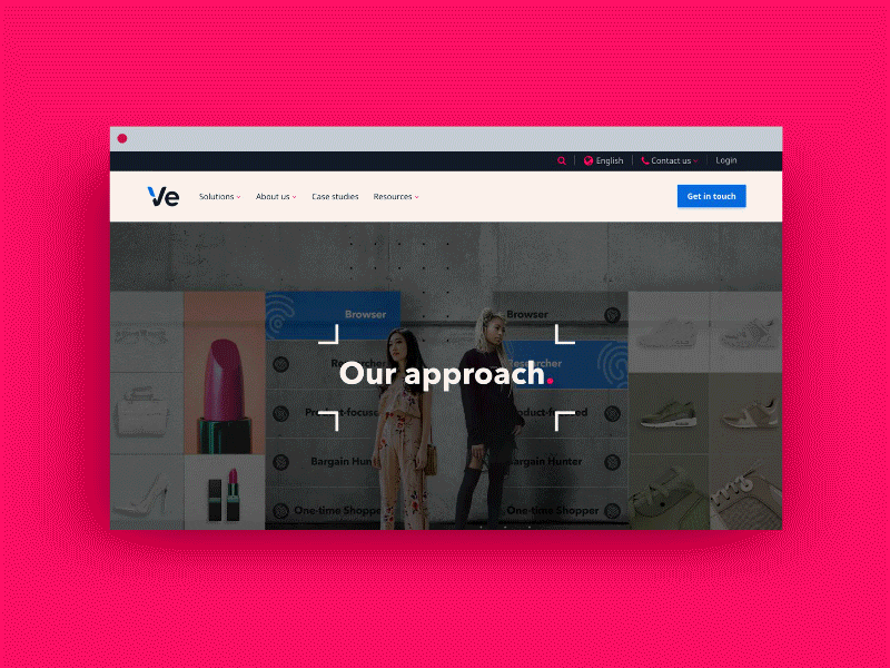 Our Approach - web page design and build approach branding chart css customer experience customers design ecommerce explanation graphic graphic design illustration personalisation profile psychology retail shopping modes typography web web design