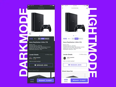 Lender App app borrow design flat design ios application iphone peer to peer rental sketch ui ux ux kit