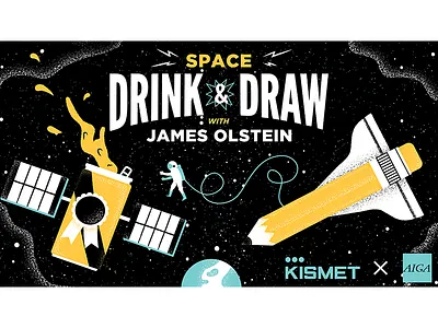 Drink Draw w/James Olstein beer design drinkanddraw editorial editorial illustration grain illustrated science illustration odd science philadelphia phldesign science space springarts texture vector