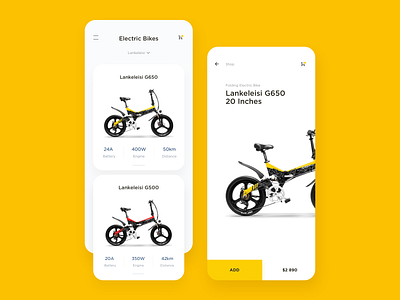 Electric Bikes Shot analytics app bike clean dashboard ui data dtailstudio e commerce electric bike interaction interface mobility product scooter shop statistics strategy ui ui ux ux design