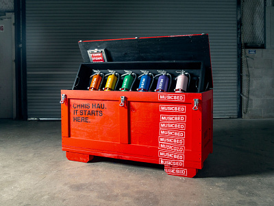 Influencer Goodie Boxes activation branding typography