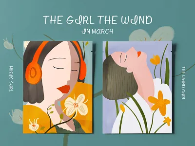 Spring spring thunder hand painted ps 设计